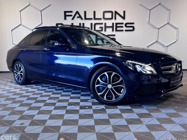 Mercedes-Benz C-Class Saloon, Petrol Plug-in Hybrid, 2017, Blue