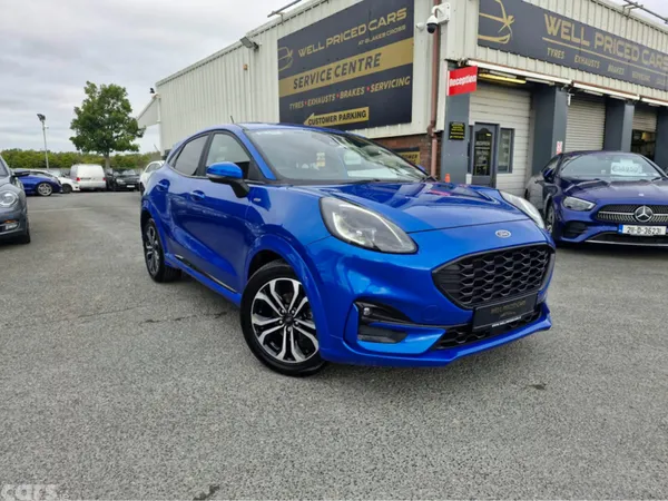 Ford Puma MPV, Petrol Hybrid, 2021, Blue