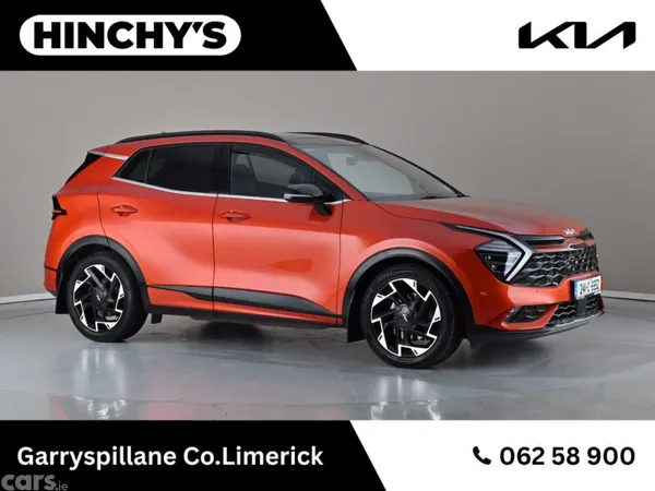Kia Sportage SUV, Diesel Hybrid, 2024, Orange