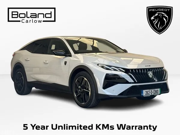 Peugeot 408 Hatchback, Electric, 2026, White