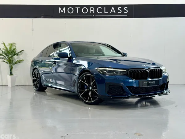BMW 5-Series Saloon, Petrol Plug-in Hybrid, 2022, Blue
