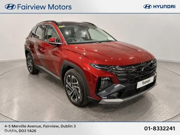 Hyundai Tucson SUV, Petrol Plug-in Hybrid, 2026, Red