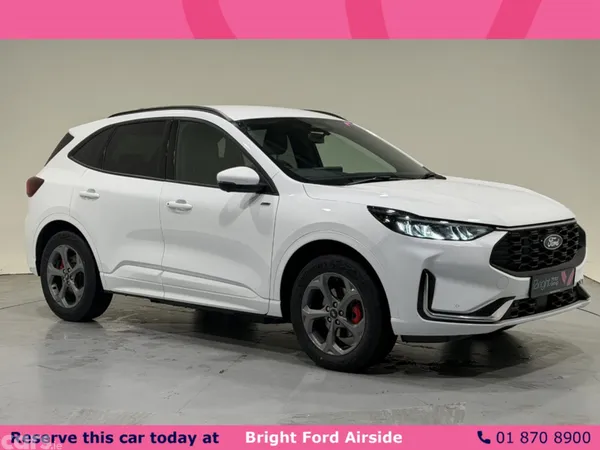 Ford Kuga SUV, Petrol Plug-in Hybrid, 2026, White