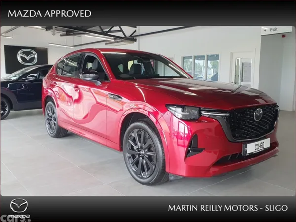 Mazda CX-60 SUV, Petrol Plug-in Hybrid, 2026, Red