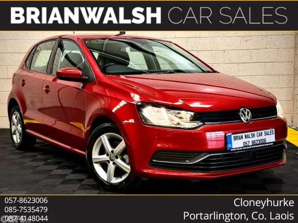 Volkswagen Polo Hatchback, Petrol, 2015, Red