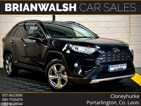 Toyota RAV4 SUV, Petrol Hybrid, 2019, Black