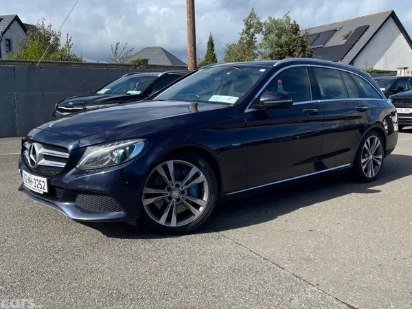 Mercedes-Benz C-Class Estate, Petrol Plug-in Hybrid, 2016, Blue