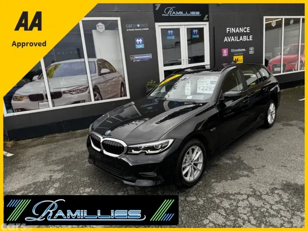 BMW 3-Series Estate, Petrol Plug-in Hybrid, 2022, Black