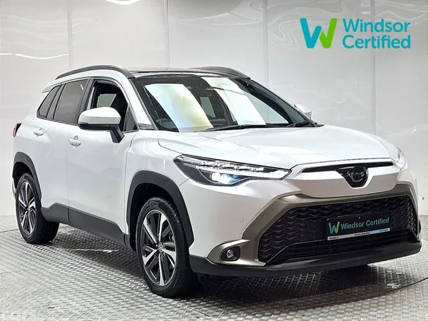 Toyota Corolla Cross SUV, Petrol Hybrid, 2024, White
