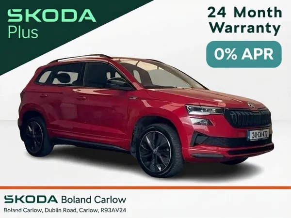 Skoda Karoq Estate, Diesel, 2024, Red