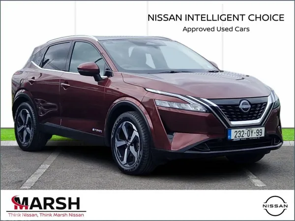 Nissan Qashqai MPV, Petrol Hybrid, 2023, Red