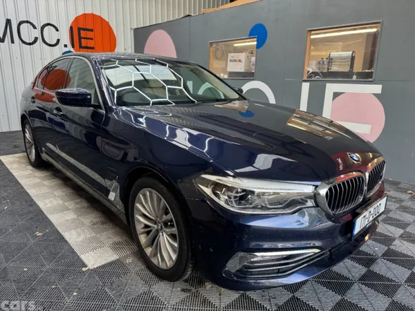 BMW 5-Series Saloon, Petrol, 2017, Blue