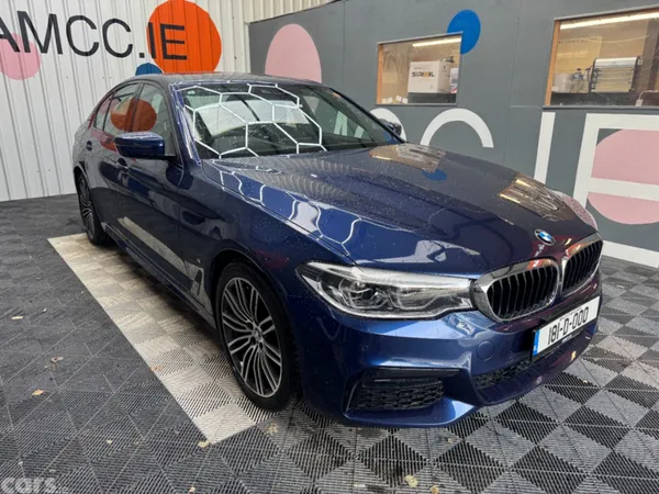 BMW 5-Series Saloon, Petrol, 2018, Blue