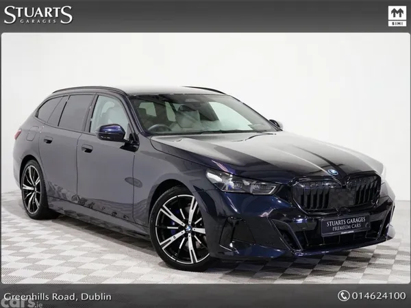 BMW 5-Series Estate, Petrol Plug-in Hybrid, 2025, Black