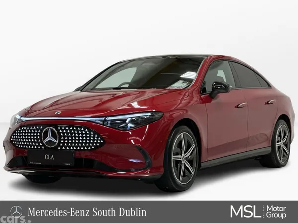 Mercedes-Benz CLA Saloon, Electric, 2026, Red