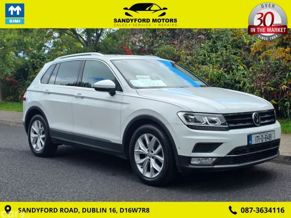 Volkswagen Tiguan Hatchback, Diesel, 2017, White