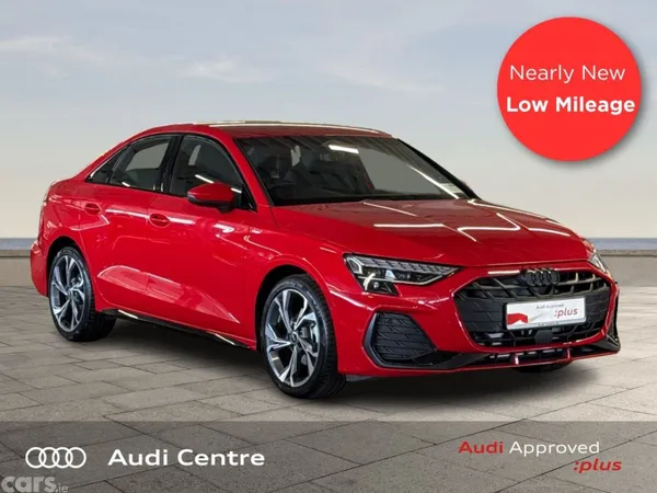 Audi A3 Saloon, Petrol, 2026, Red