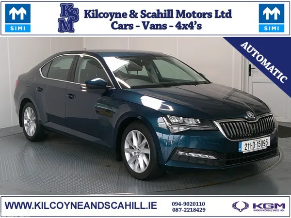 Skoda Superb Saloon, Diesel, 2021, Blue