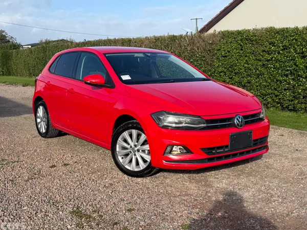 Volkswagen Polo Hatchback, Petrol, 2019, Red