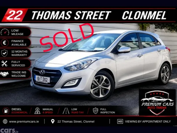 Hyundai i30 Hatchback, Diesel, 2016, Silver
