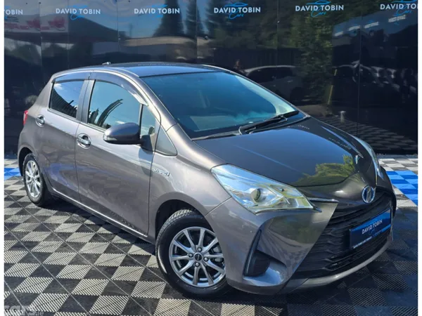 Toyota Vitz Hatchback, Petrol Hybrid, 2017, Grey