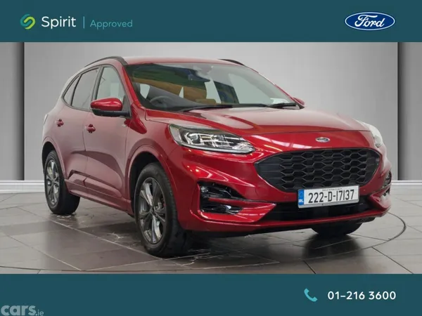 Ford Kuga SUV, Petrol Hybrid, 2022, Red