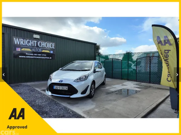 Toyota Aqua Hatchback, Petrol Hybrid, 2020, White