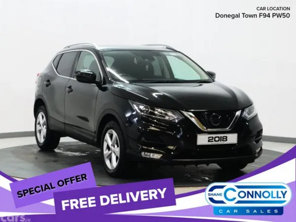 Nissan Qashqai SUV, Diesel, 2018, Black