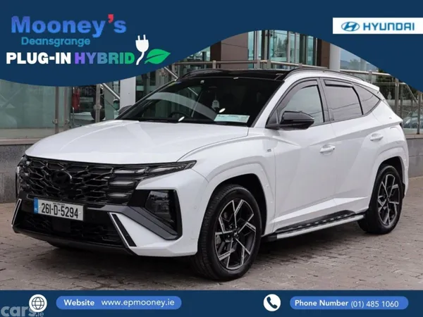 Hyundai Tucson SUV, Petrol Plug-in Hybrid, 2026, White