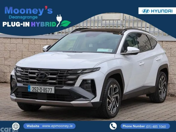 Hyundai Tucson SUV, Petrol Plug-in Hybrid, 2025, White
