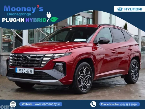 Hyundai Tucson SUV, Petrol Plug-in Hybrid, 2023, Red