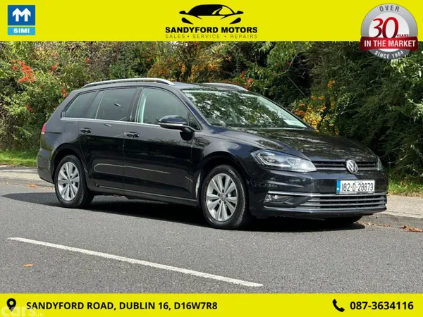 Volkswagen Golf Estate, Petrol, 2018, Black