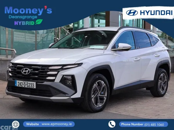 Hyundai Tucson SUV, Petrol Hybrid, 2024, White