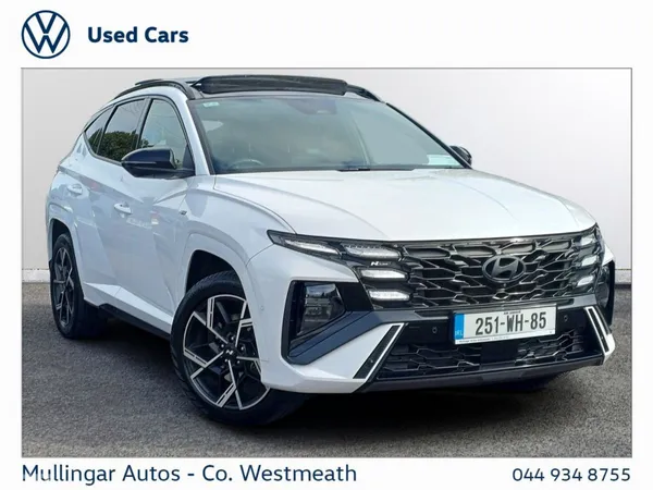 Hyundai Tucson SUV, Petrol Plug-in Hybrid, 2025, White