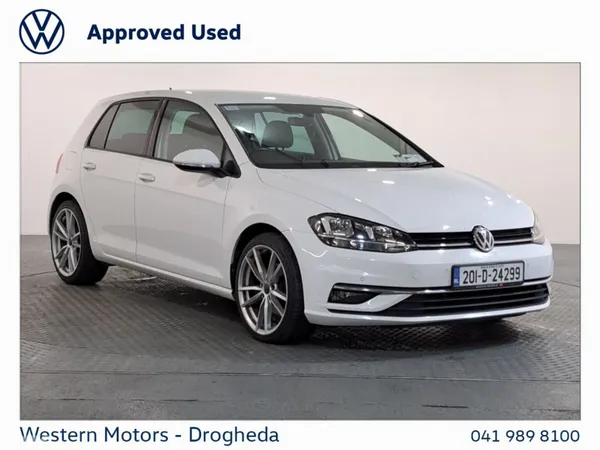 Volkswagen Golf Hatchback, Diesel, 2020, White