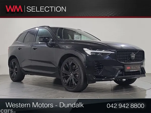 Volvo XC60 SUV, Petrol Plug-in Hybrid, 2024, Black