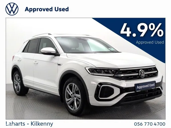 Volkswagen T-Roc SUV, Petrol, 2023, White