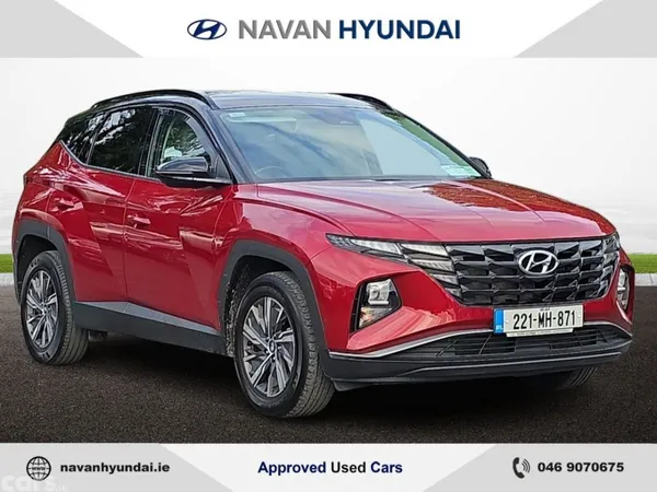Hyundai Tucson SUV, Petrol Hybrid, 2022, Red