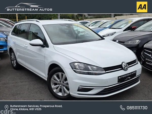 Volkswagen Golf Estate, Diesel, 2019, White