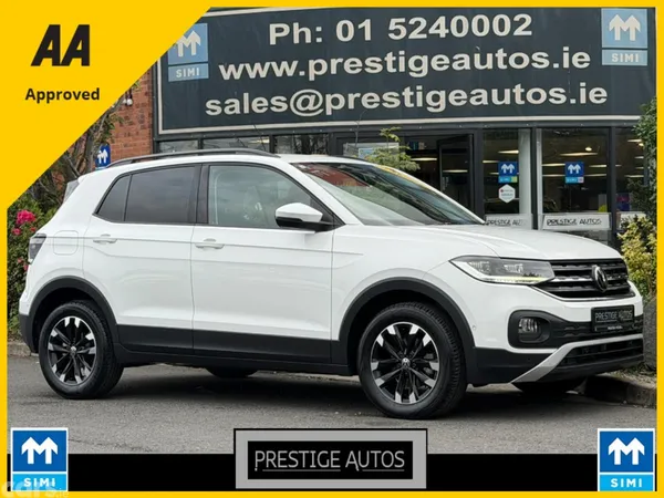 Volkswagen T-Cross SUV, Petrol, 2021, White