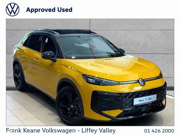 Volkswagen T-Roc SUV, Petrol Hybrid, 2027, Yellow