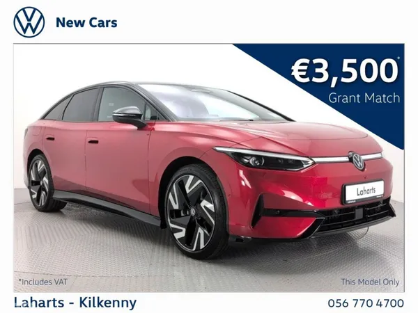 Volkswagen ID.7 Saloon, Electric, 2026, Red