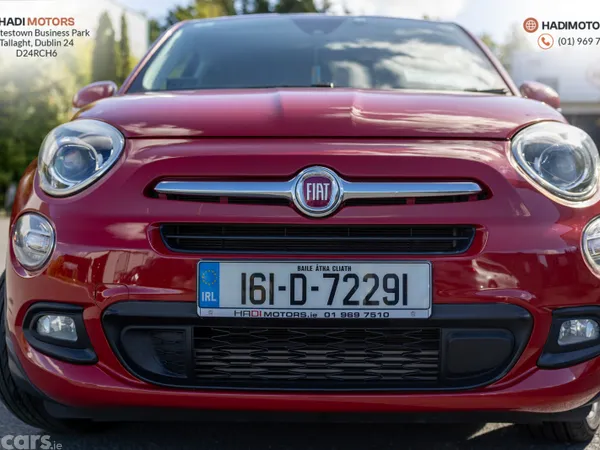 Fiat 500X Hatchback, Petrol, 2016, Red