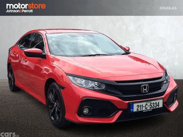 Honda Civic Hatchback, Petrol, 2021, Red