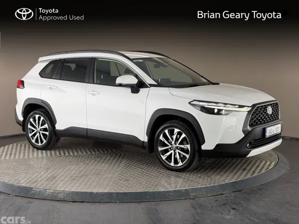 Toyota Corolla Cross SUV, Petrol Hybrid, 2024, White