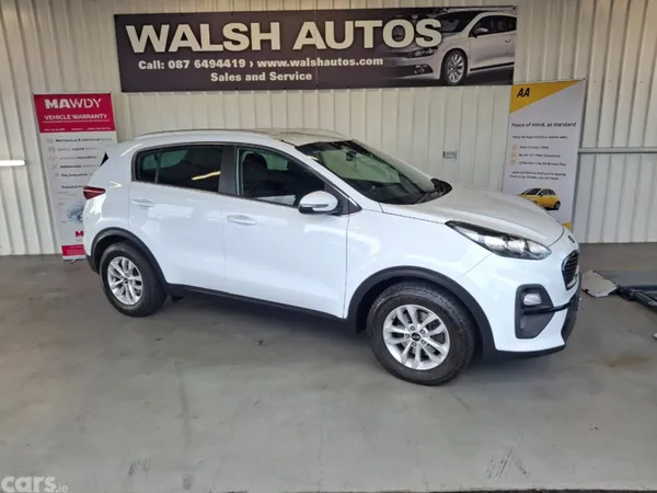Kia Sportage MPV, Diesel Hybrid, 2021, White