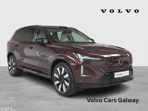 Volvo EX90 SUV, Electric, 2026, Red
