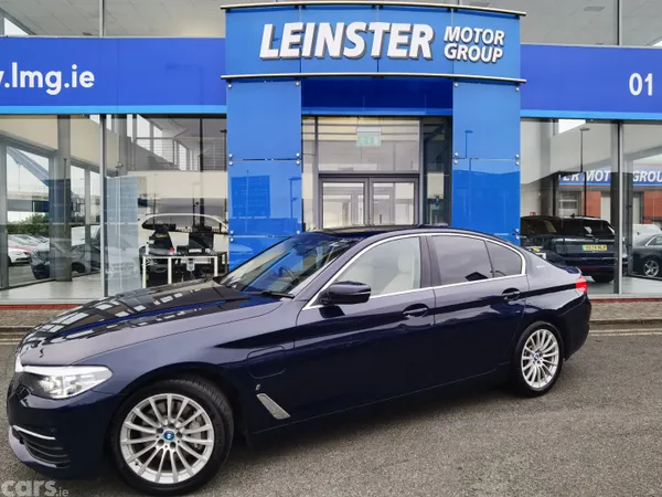 BMW 5-Series Saloon, Petrol Plug-in Hybrid, 2018, Blue