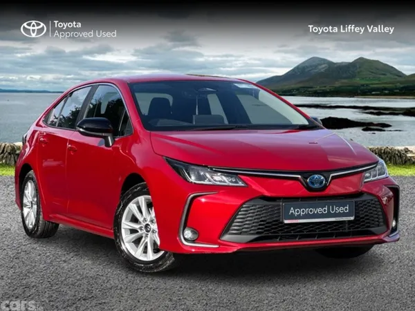 Toyota Corolla Saloon, Petrol Hybrid, 2026, Red