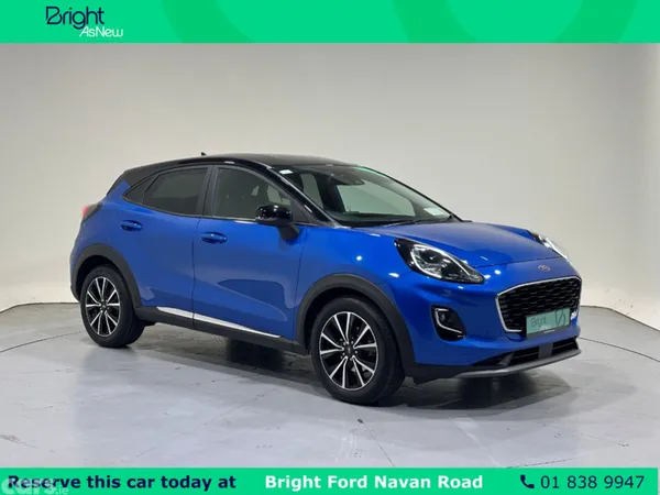 Ford Puma MPV, Petrol Hybrid, 2022, Blue